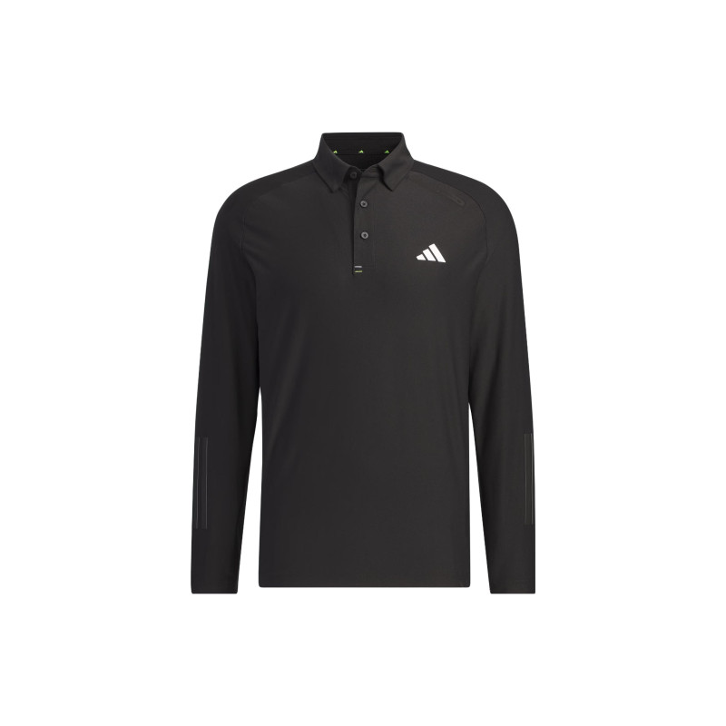 adidas Long Sleeve Stretch Polo Shirt LogoPolo