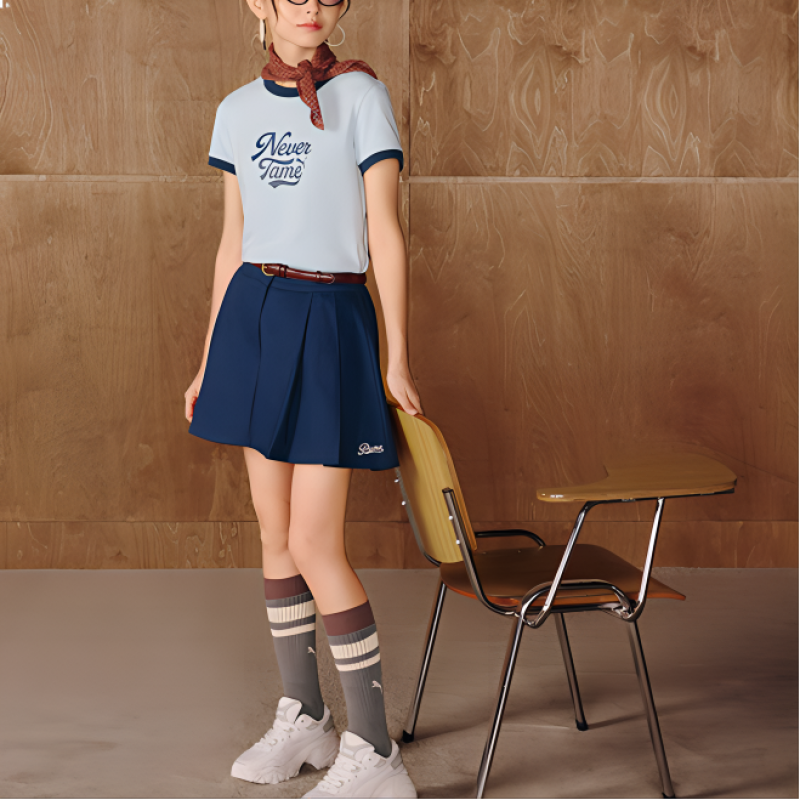 PUMA TEAM CC SHORTSLEEVE logo T