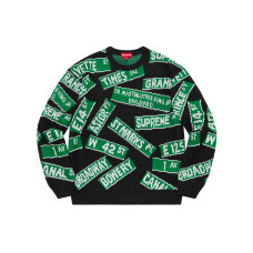 Supreme SS21 Week 1 Street Signs Sweater