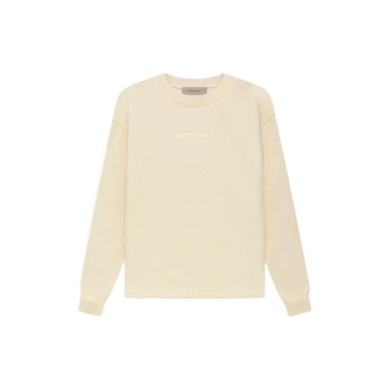 Fear of God Essentials FW22 Relaxed Crewneck Egg shell Logo