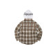 Supreme FW21 Week 9 Hooded Flannel Zip Up Shirt
