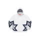 Supreme SS19 Stars Puffy Jacket White logo