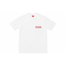 Supreme SS19 Mesh Stripe Pocket Tee White T