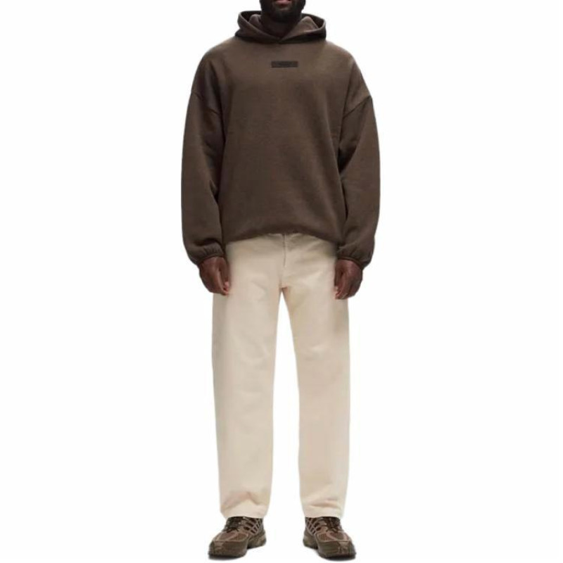 Fear of God Essentials SS24 Hoodie Heather Wood Heather Wood