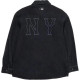 MLB Denim Coopers Mega Logo New York Yankees Denim Shirts Logo
