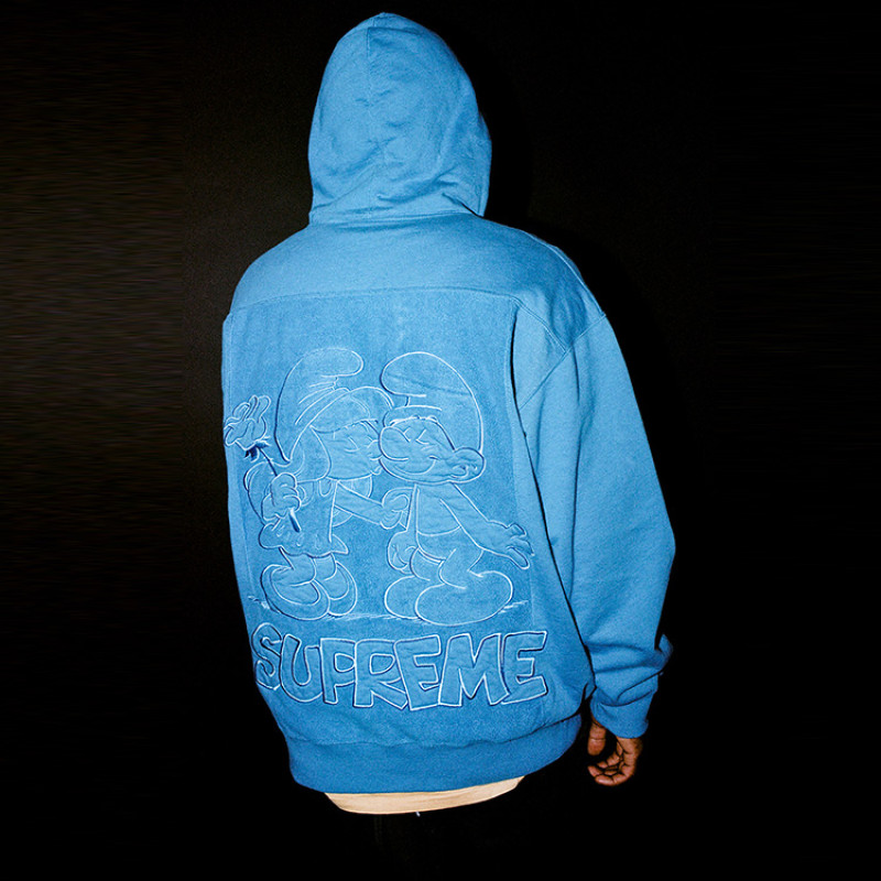 Supreme FW20 Week 6 Smurfs Hooded Sweatshirt Logo