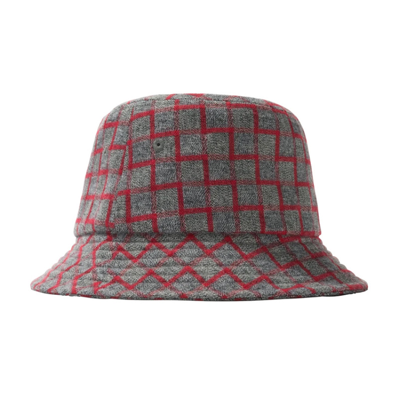 Stussy Brent Check Wool Bucket Hat