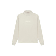 Fear of God Essentials SS22 Relaxed Mockneck Wheat Logo