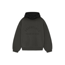Fear of God Essentials SS24 Nylon Fleece Hoodie InkJet Blk