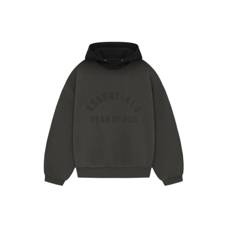 Fear of God Essentials SS24 Nylon Fleece Hoodie InkJet Blk