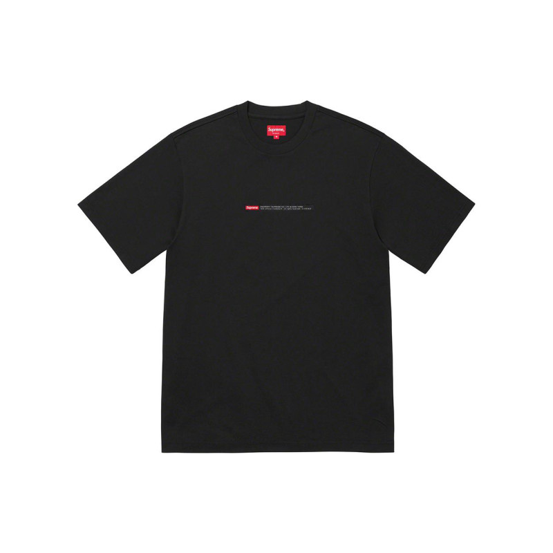 Supreme FW22 Week 6 Property Label Ss Top T