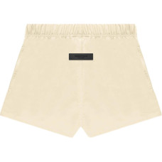 Fear of God Essentials FW22 Nylon Running Shorts Egg shell Logo