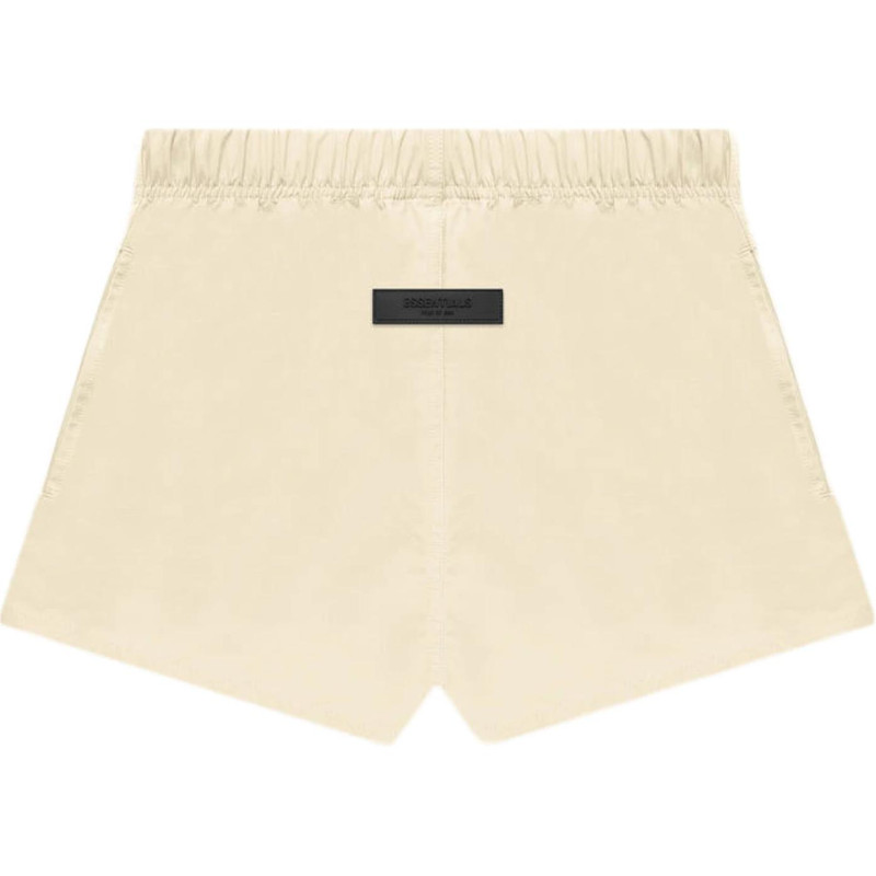 Fear of God Essentials FW22 Nylon Running Shorts Egg shell Logo