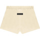 Fear of God Essentials FW22 Nylon Running Shorts Egg shell Logo