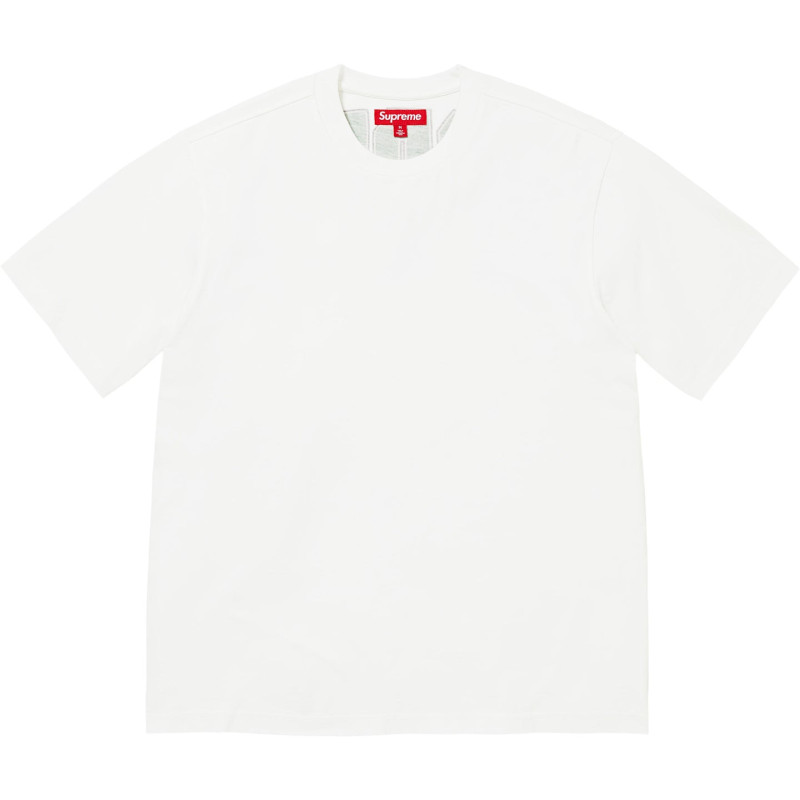 Supreme FW24 WEEK1 Cracked Back Arc SS Top logoT