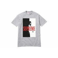 Supreme FW17 x Scarface Split Tee Heather Grey T