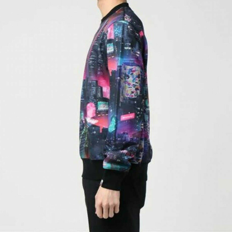 BAPE Neon Tokyo Crewneck