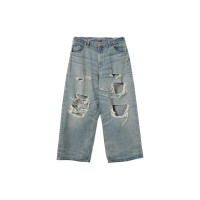 Lee x BEAMS Special order crash baggy denim pants