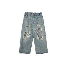 Lee x BEAMS Special order crash baggy denim pants