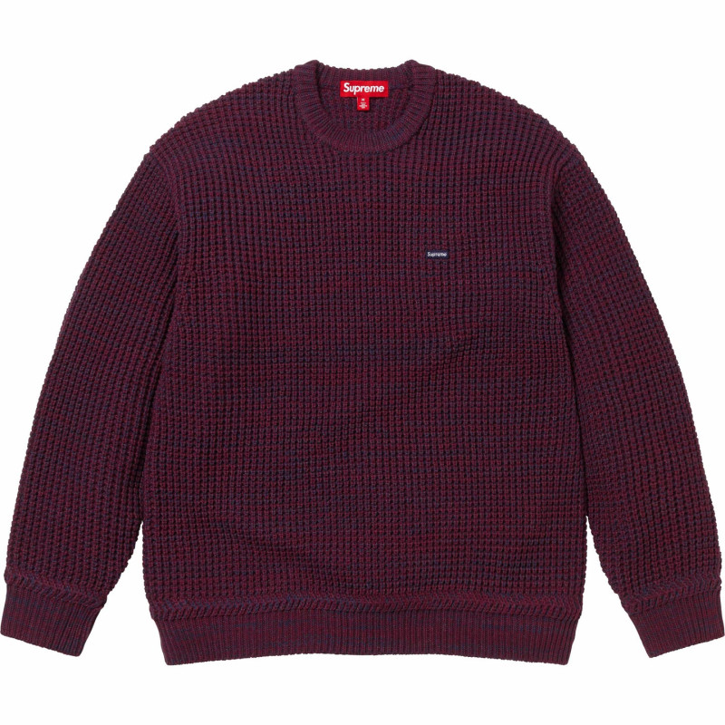 Supreme FW24 WEEK1 Waffle Small Box Sweater