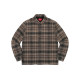 Supreme FW22 Week 13 Shearling Lined Flannel Shirt