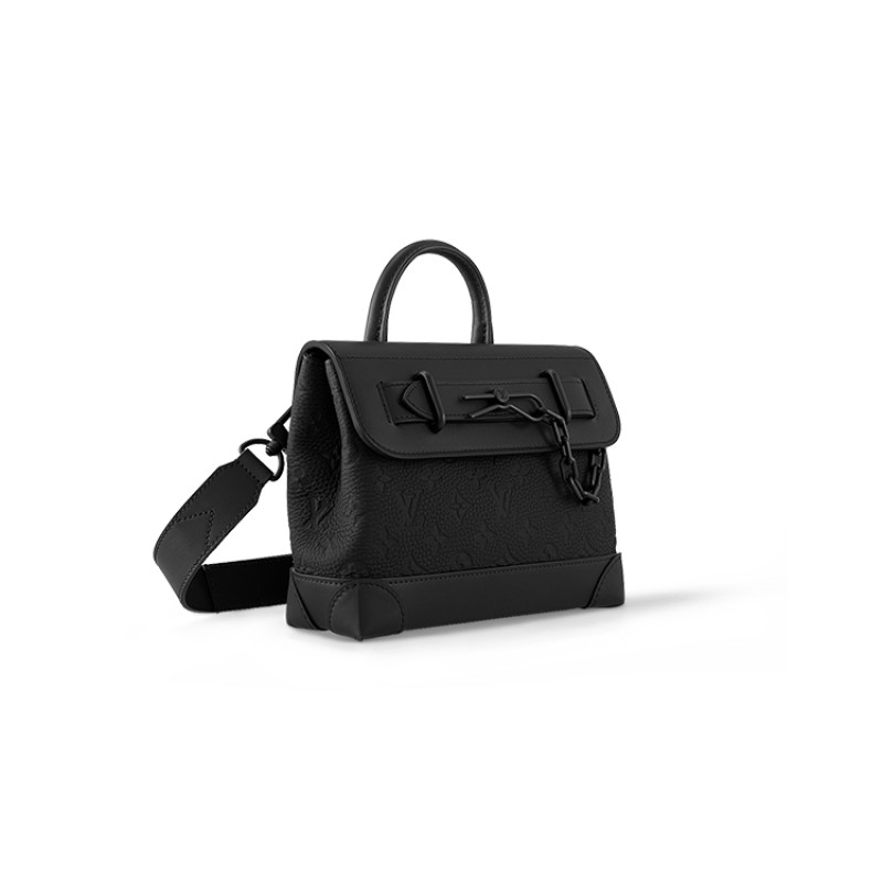 LOUIS VUITTON Steamer Logo Monogram Taurillon