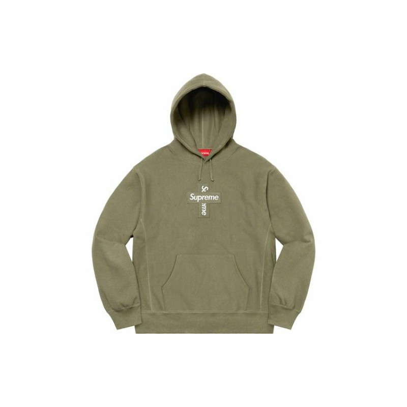Supreme Week 15 Cross Box Logo Hooded Sweatshirt Logo