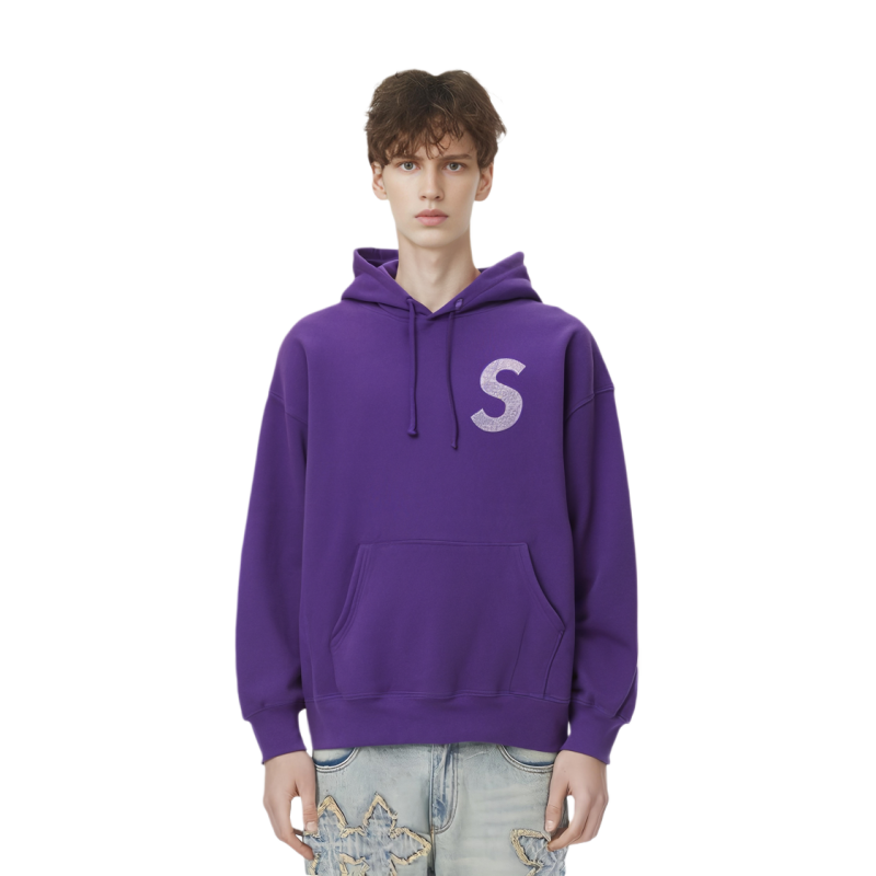 Supreme Week 6 x Swarovski S Logo Hooded Sweatshirt S