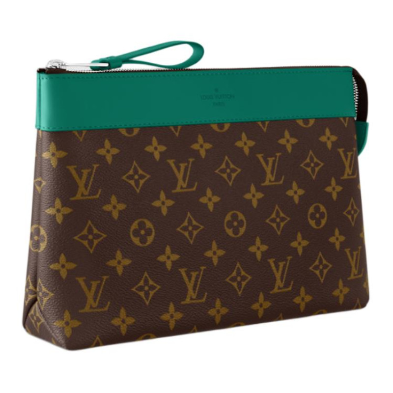 LOUIS VUITTON Pochette Voyage SOUPLE Logo
