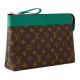 LOUIS VUITTON Pochette Voyage SOUPLE Logo
