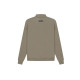 Fear of God Essentials SS21 Pull-Over Mockneck Taupe Logo