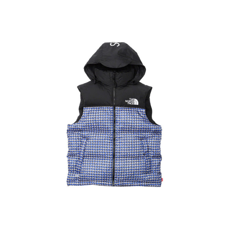 Supreme x The North Face Studded Nuptse Vest Logo