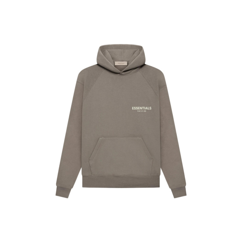 Fear of God Essentials SS22 Hoodie Desert Taupe Logo