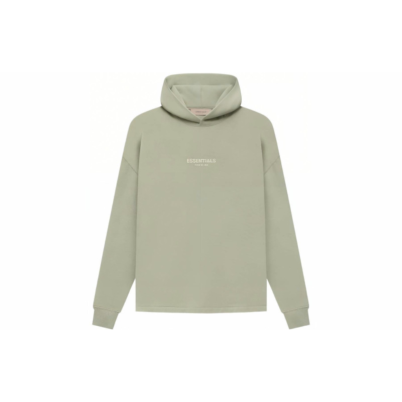 Fear of God Essentials SS22 Relaxed Hoodie Seafoam Logo