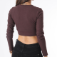 adidas originals Essentials Rib Long Sleeve Tee LogoT