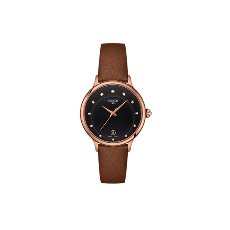 TISSOT 33.17mm PVD T133.210.36.056.00