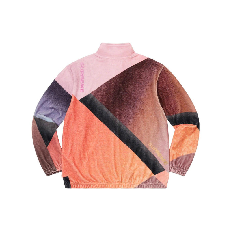 Supreme SS23 Week7 Geo Velour Track Jacket