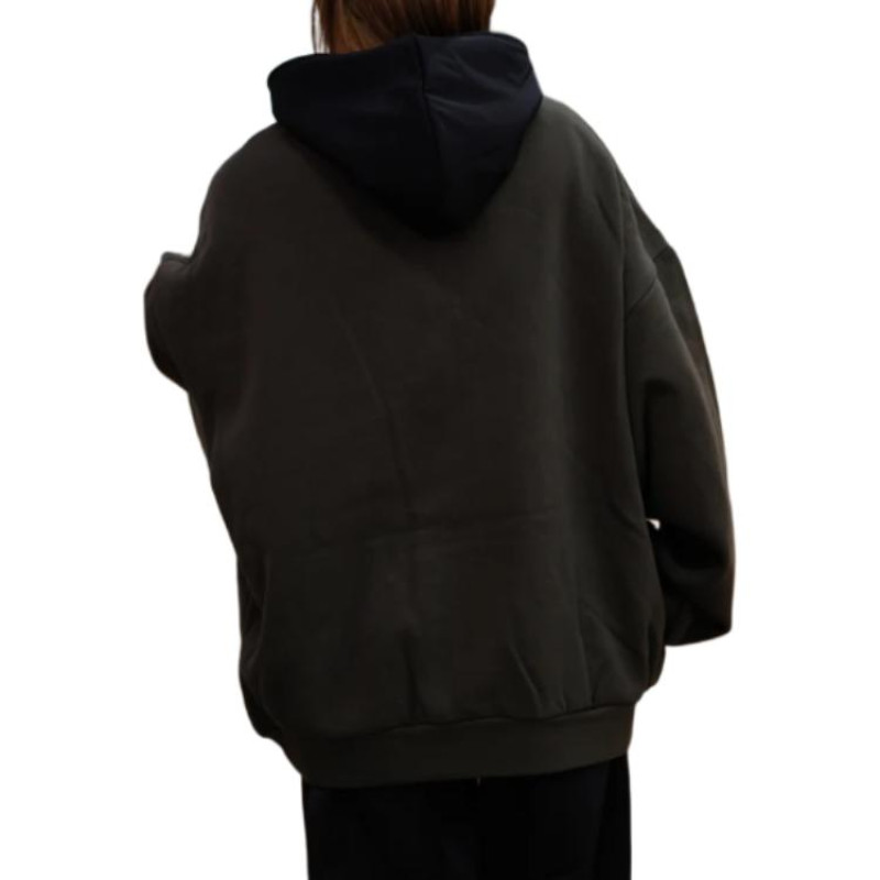 Fear of God Essentials SS24 Nylon Fleece Hoodie InkJet Blk