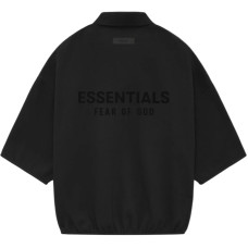 Fear of God Essentials SS24 34 Sleeve Pol Black Polo Black