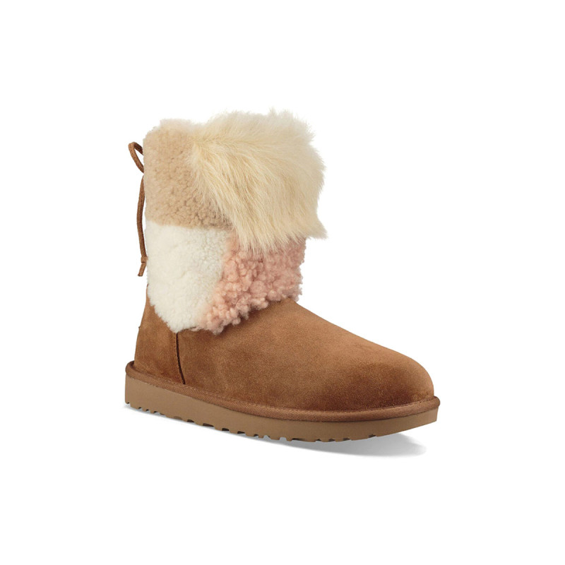 UGG Classic Short Patchwork Fluff