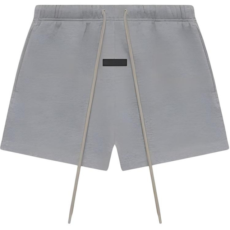 Fear of God Essentials SS24 Running Short Dark Heather Oatmeal
