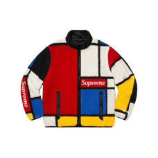 Supreme FW20 Week 8 Reversible Colorblocked Fleece Jacket