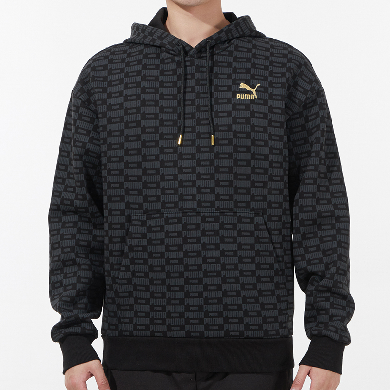 Puma Luxe Aop Hoodie Logo