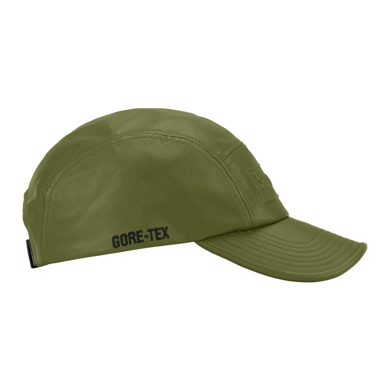 Supreme Week 10 GORE-TEX Leather Camp Cap