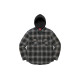 Supreme FW21 Week 9 Hooded Flannel Zip Up Shirt