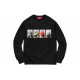 Supreme FW18 Mike Kelley AhhYouth Crewneck Sweatshirt Black