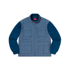 Supreme FW19 Week 10 Upland Fleece Jacket Light Blue
