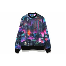 BAPE Neon Tokyo Crewneck