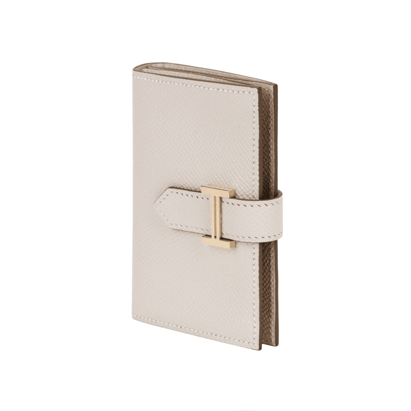 HERMES Bearn Epsom 10 Craie