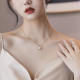 克拉日记 几何方形 高级感小众设计感 合金 项链 女款 #礼盒装